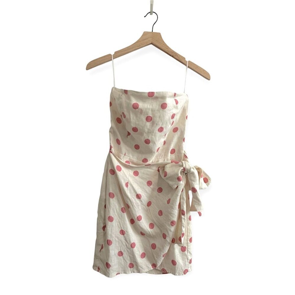 Reformation Turnip Dress - Andie, Linen mini dress, Size 0